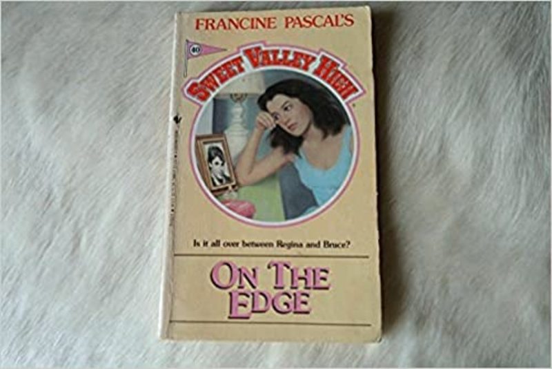 Book cover for "On the Edge" by Francine Pascal
