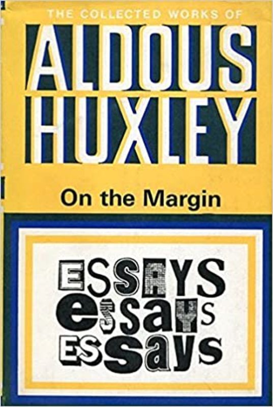 Book cover for "On the Margin" by Aldous Huxley
