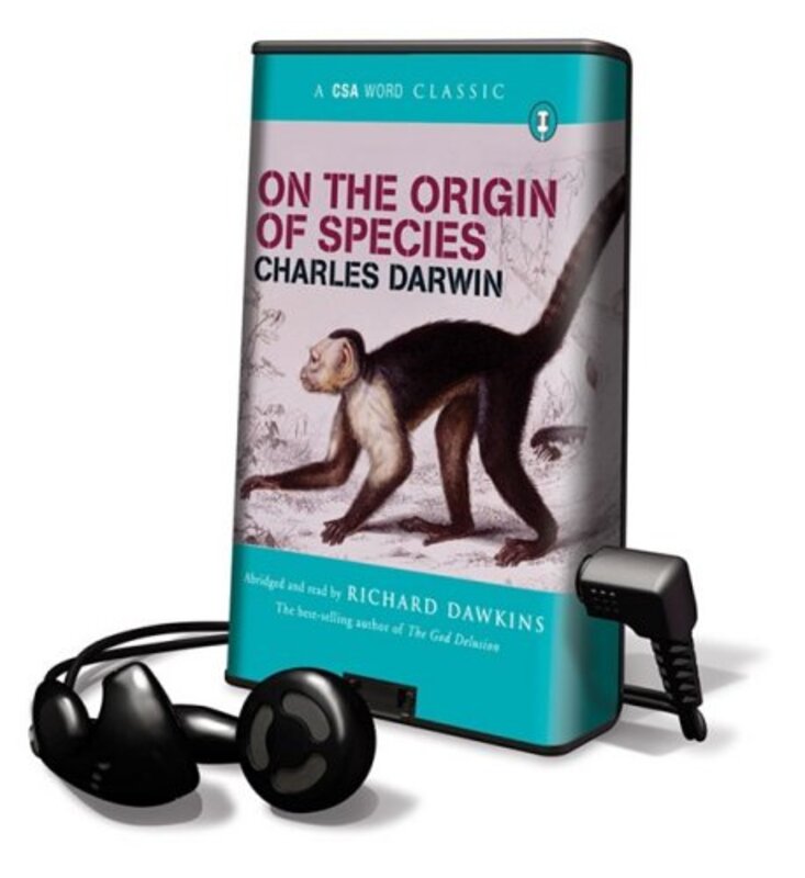 Book cover for "On the Origin of Species"