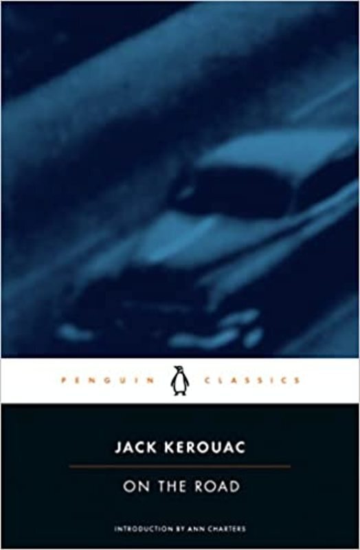 Book cover for "On the Road" by Jack Kerouac
