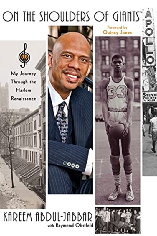 Book cover for "On the Shoulders of Giants" by Kareem Abdul Jabbar