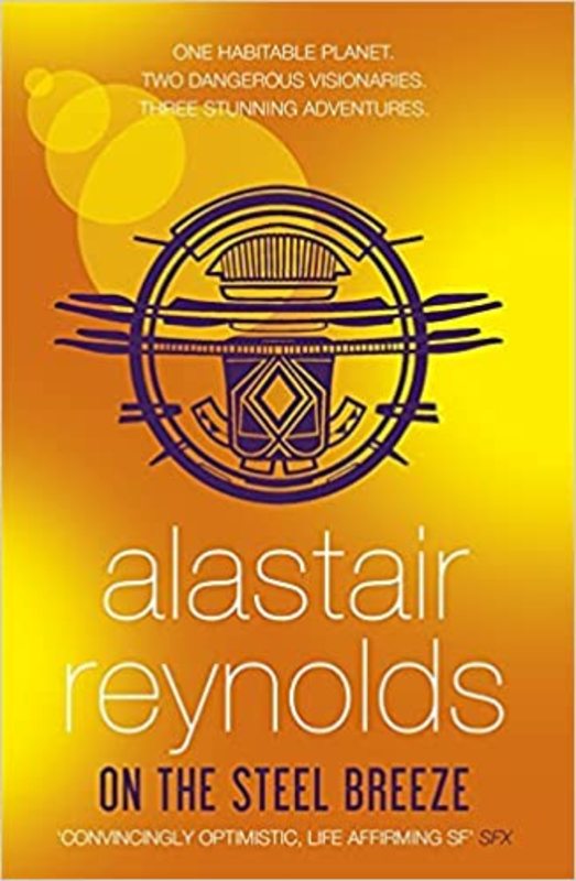 Book cover for "On the Steel Breeze" by Alastair Reynolds