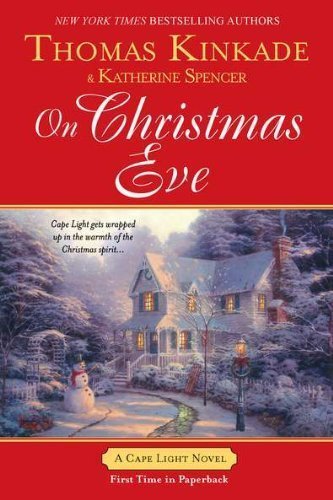 Book cover for "On Christmas Eve" by Thomas Kinkade