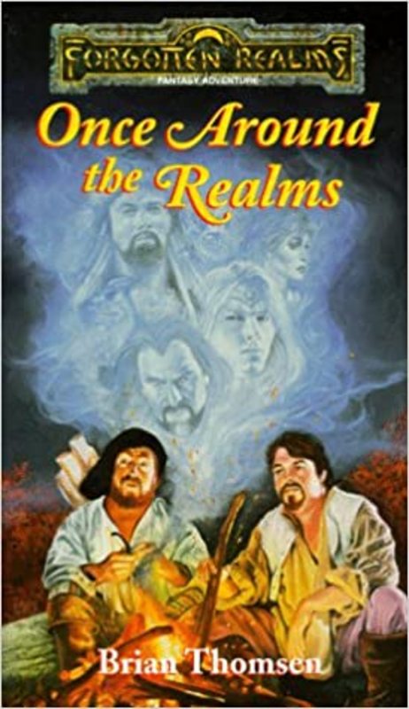 Book cover for "Once Around the Realms" by Brian Thomsen