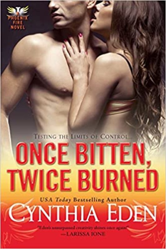 Book cover for "Once Bitten, Twice Burned" by Cynthia Eden
