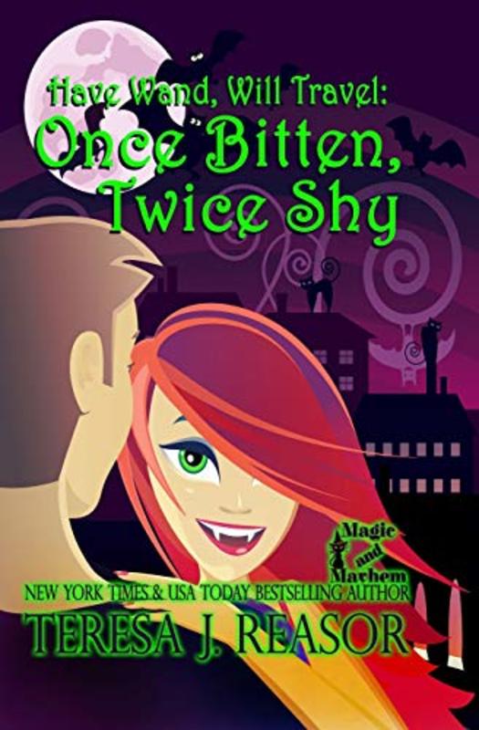 Book cover for "Once Bitten, Twice Shy" by Teresa J Reasor