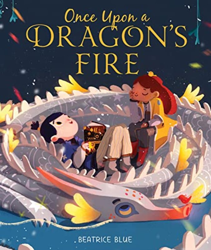 Book cover for "Once Upon a Dragon's Fire" by Beatrice Blue