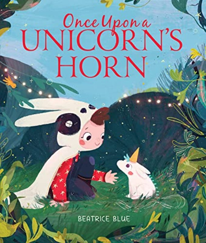Book cover for "Once Upon a Unicorn's Horn" by Beatrice Blue