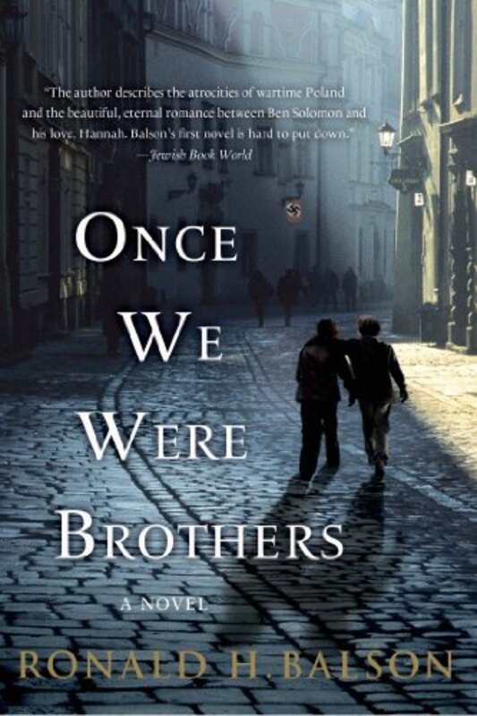 Book cover for "Once We Were Brothers" by Ronald H Balson