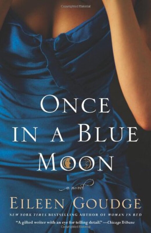 Book cover for "Once in a Blue Moon / Woman in Blue" by Eileen Goudge