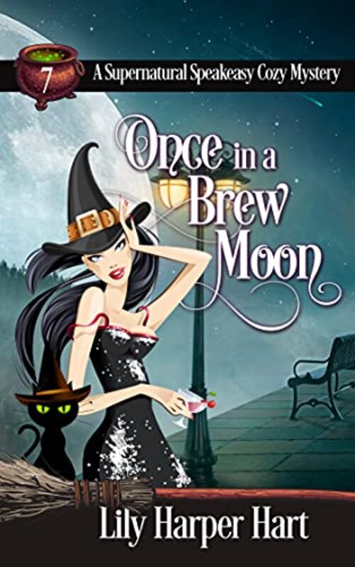 Book cover for "Once in a Brew Moon" by Lily Harper Hart