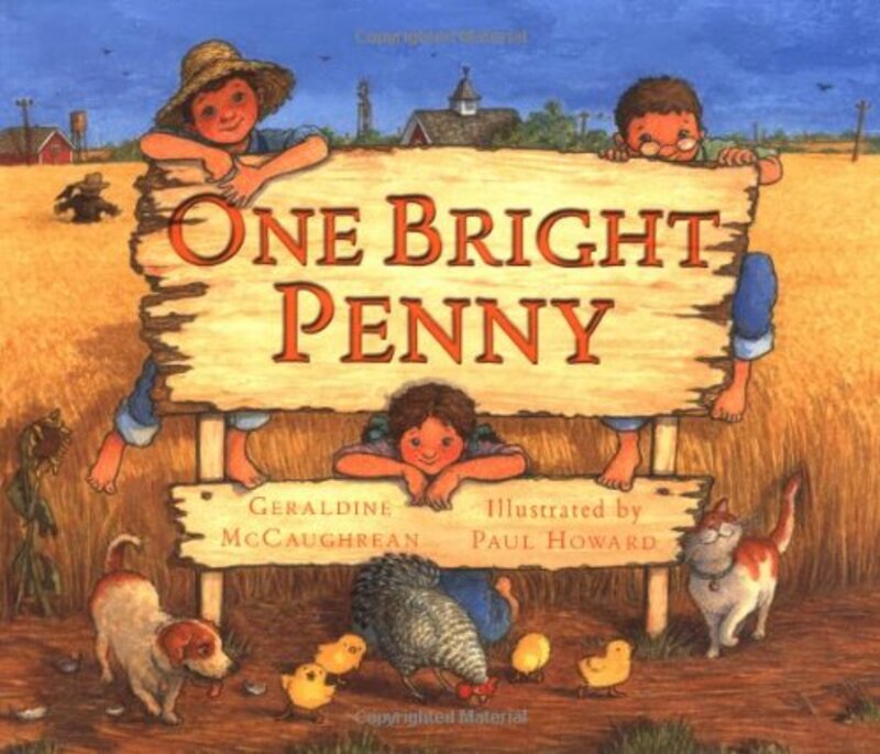 Book cover for "One Bright Penny" by Geraldine McCaughrean