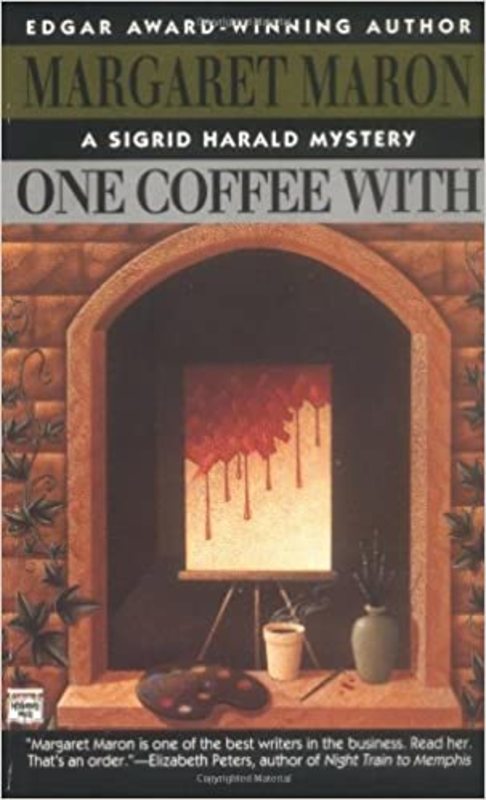 Book cover for "One Coffee With" by Margaret Maron