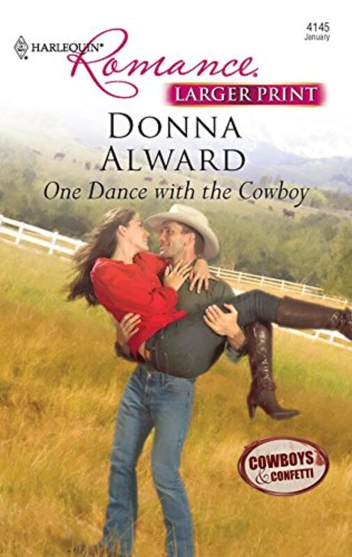 Book cover for "One Dance with the Cowboy" by Donna Alward