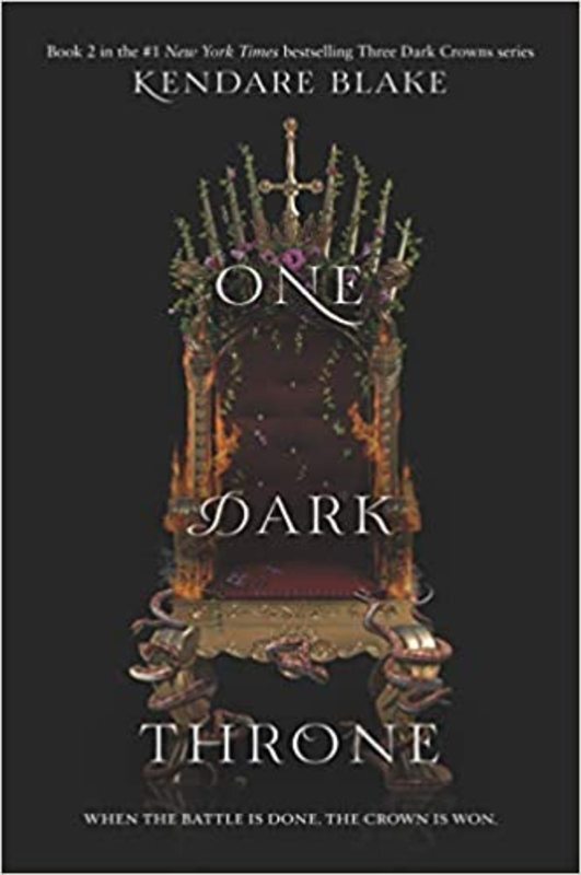 Book cover for "One Dark Throne" by Kendare Blake
