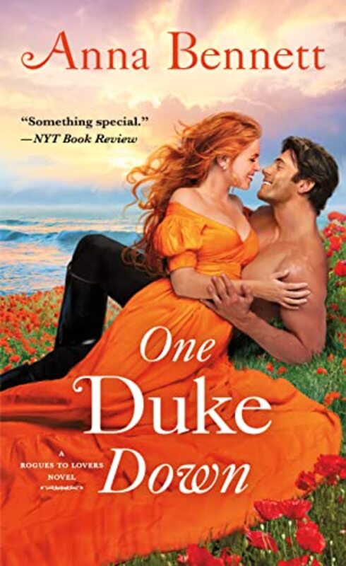 Book cover for "One Duke Down" by Anna Bennett