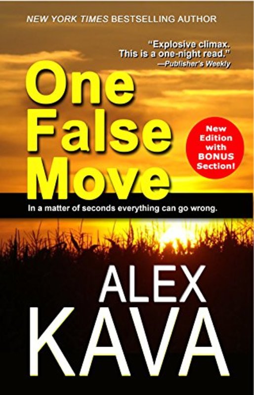 Book cover for "One False Move" by Alex Kava