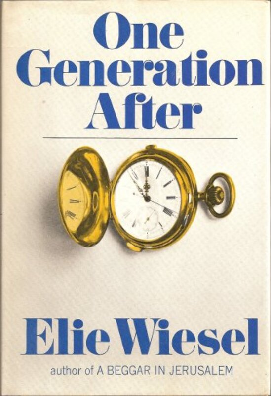 Book cover for "One Generation After" by Elie Wiesel