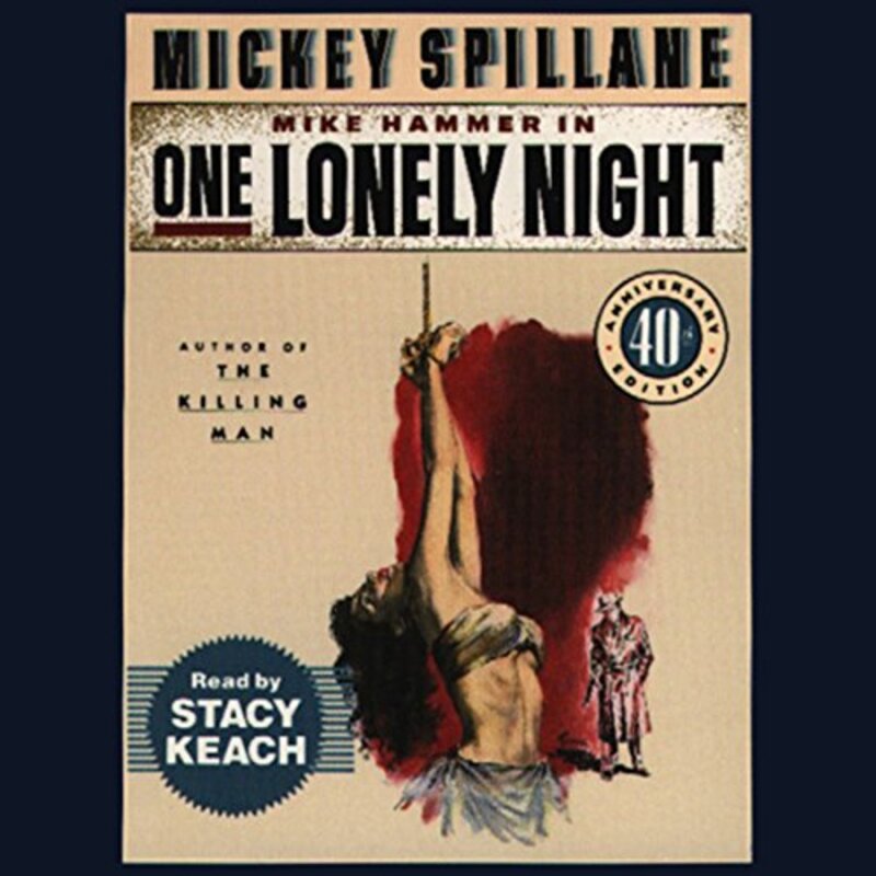 Book cover for "One Lonely Night" by Mickey Spillane
