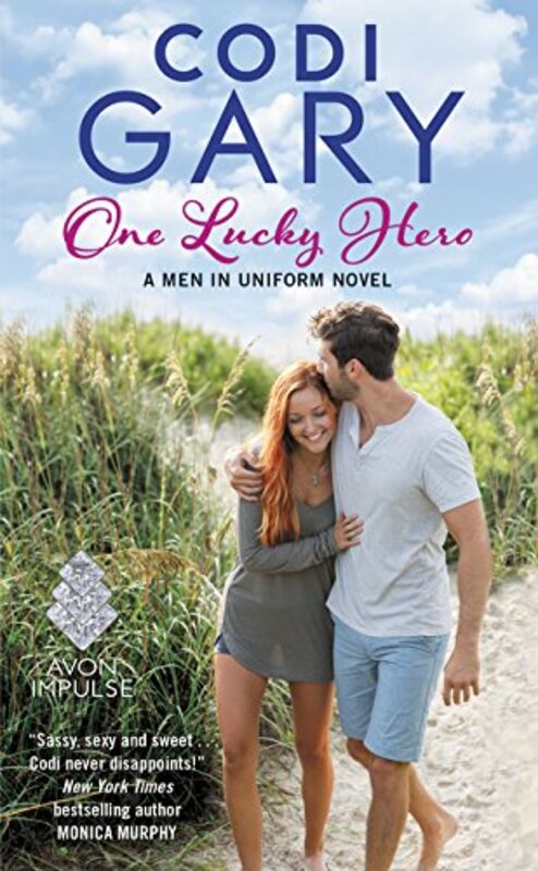 Book cover for "One Lucky Hero" by Codi Gary