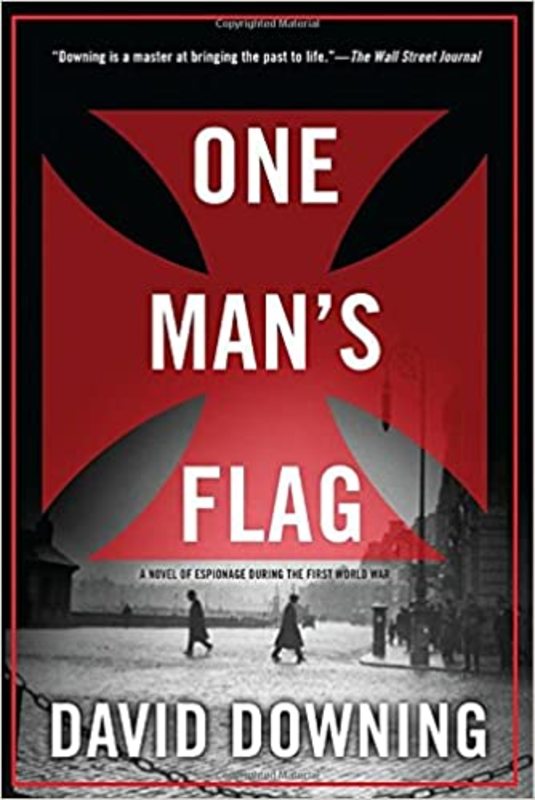 Book cover for "One Man's Flag" by David Downing
