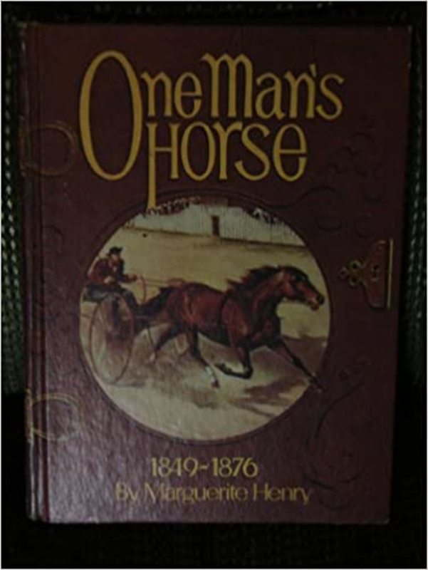 Book cover for "One Man's Horse" by Marguerite Henry