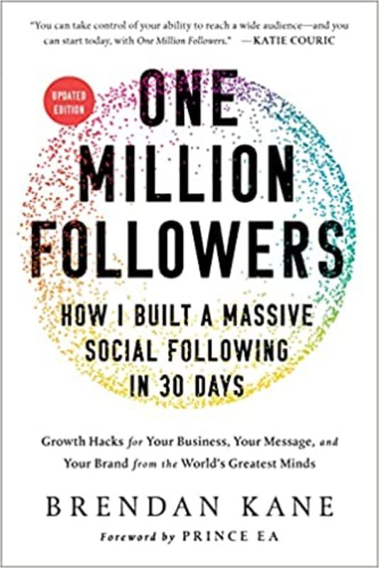 Book cover for "One Million Followers" by Brendan Kane
