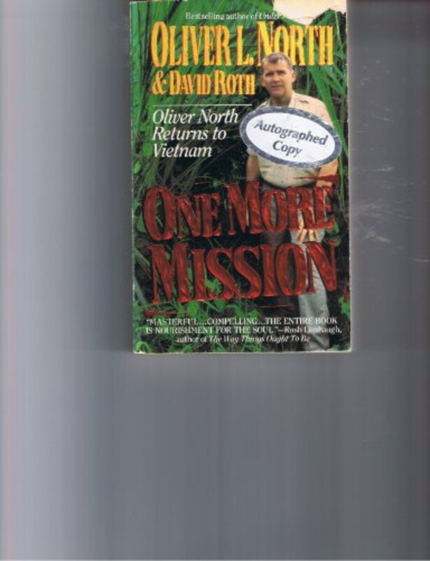 Book cover for "One More Mission" by Oliver North