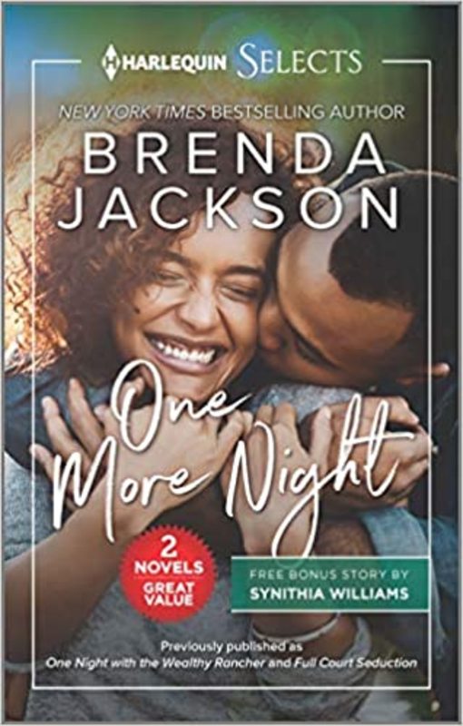 Book cover for "One More Night" by Brenda Jackson
