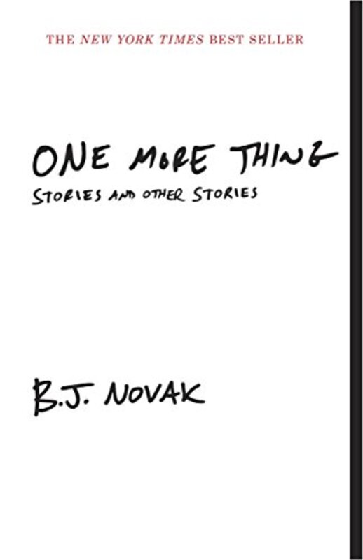 Book cover for "One More Thing"
