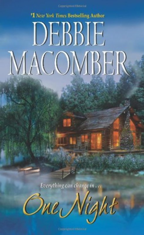 Book cover for "One Night" by Debbie Macomber