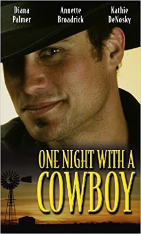 Book cover for "One Night With A Cowboy" by Diana Palmer