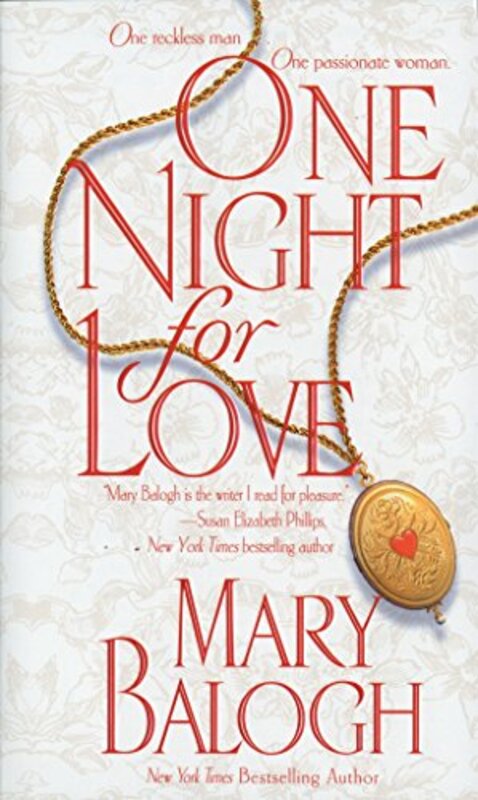 Book cover for "One Night for Love" by Mary Balogh