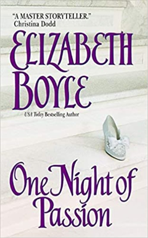 Book cover for "One Night of Passion" by Elizabeth Boyle