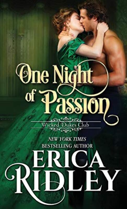 Book cover for "One Night of Passion" by Erica Ridley