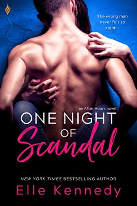 Book cover for "One Night of Scandal" by Elle Kennedy