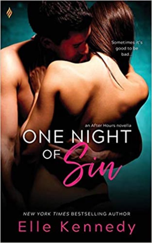 Book cover for "One Night of Sin" by Elle Kennedy