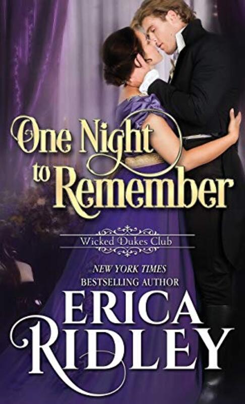 Book cover for "One Night to Remember" by Erica Ridley