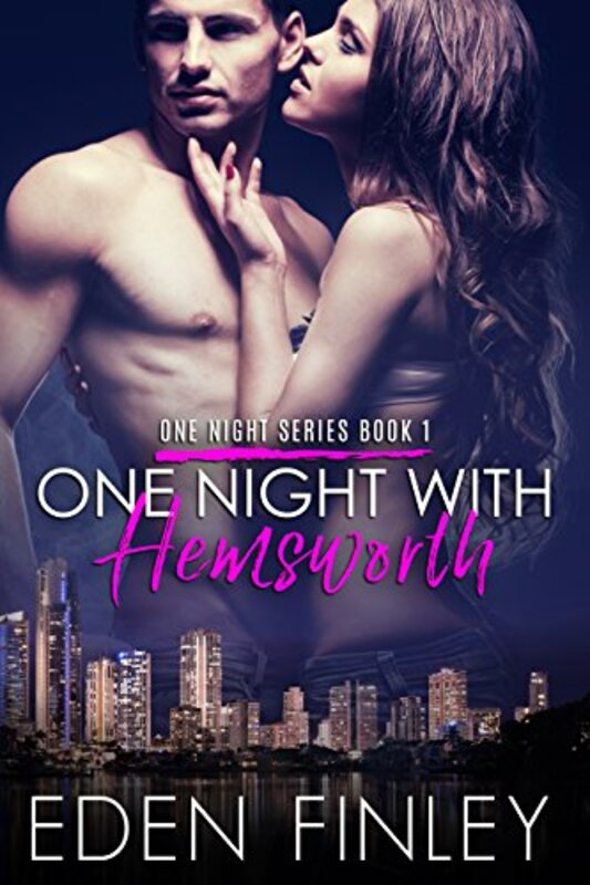 Book cover for "One Night with Hemsworth" by Eden Finley