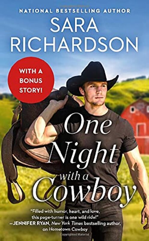 Book cover for "One Night with a Cowboy" by Sara Richardson