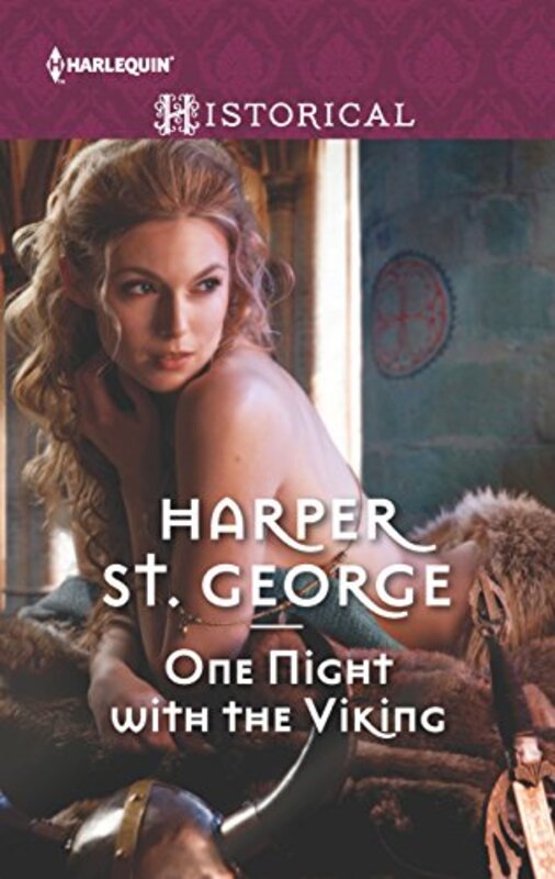 Book cover for "One Night with the Viking" by Harper St George