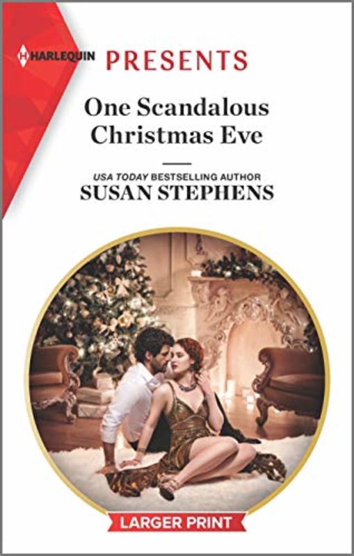 Book cover for "One Scandalous Christmas Eve" by Susan Stephens