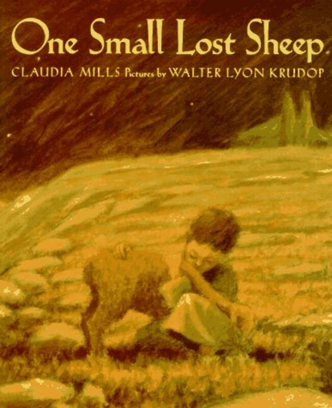 Book cover for "One Small Lost Sheep" by Claudia Mills