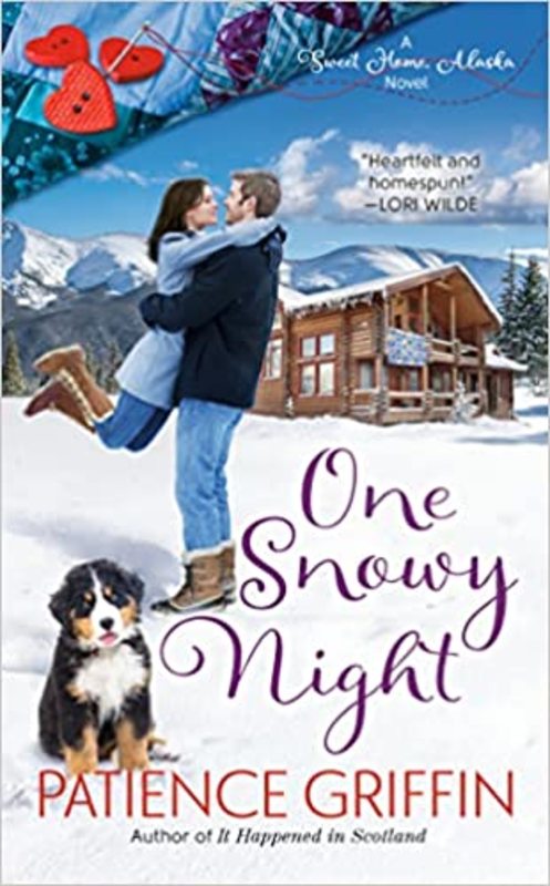 Book cover for "One Snowy Night" by Patience Griffin