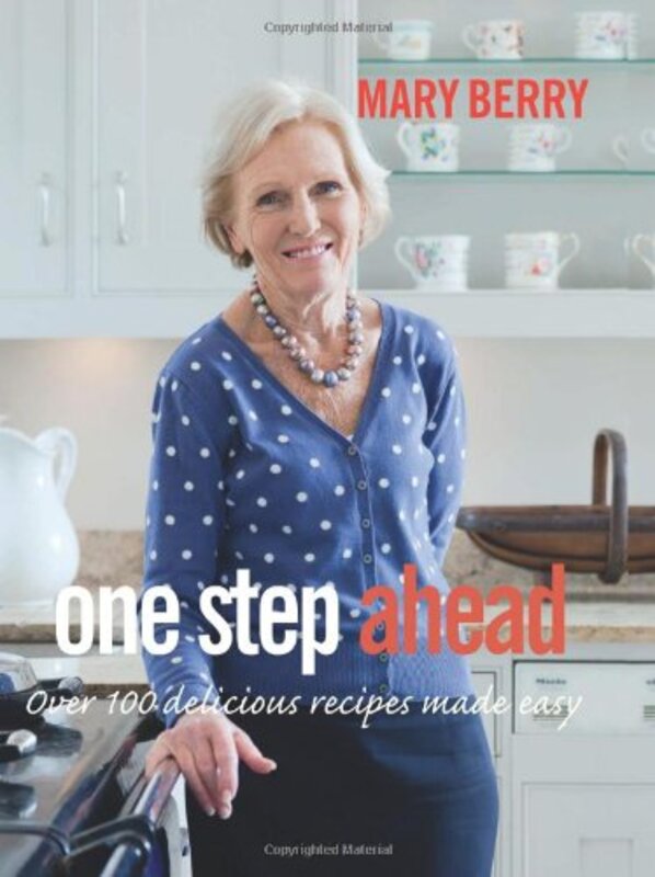 Book cover for "One Step Ahead" by Mary Berry