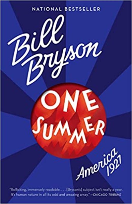 Book cover for "One Summer" by Bill Bryson