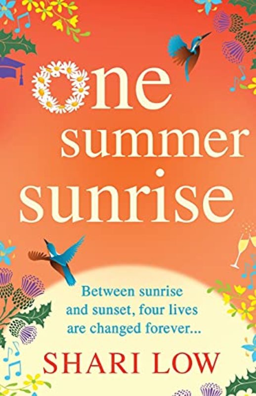 Book cover for "One Summer Sunrise" by Shari Low