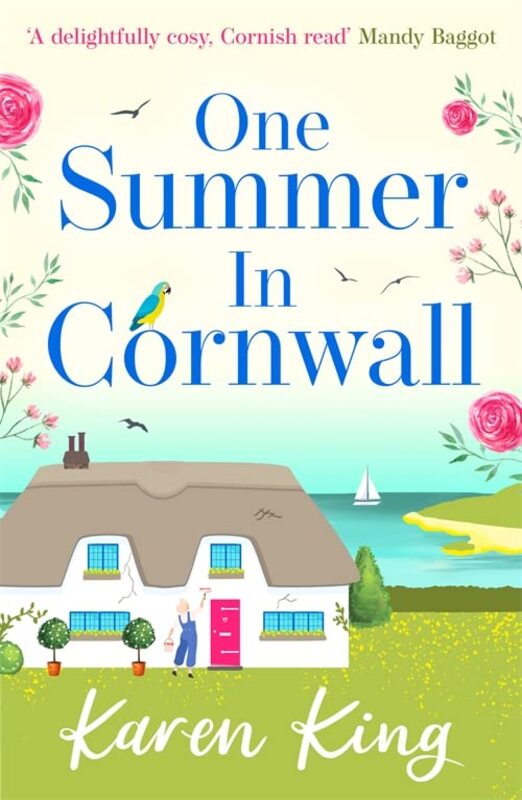 Book cover for "One Summer in Cornwall" by Karen King