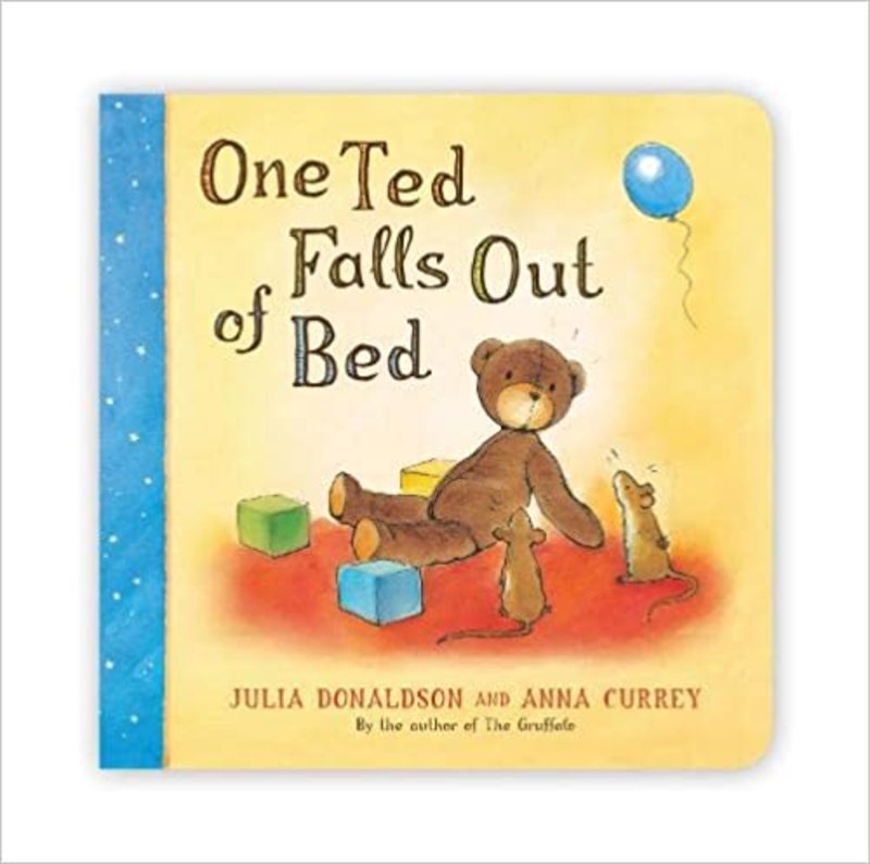 Book cover for "One Ted Falls Out of Bed" by Julia Donaldson