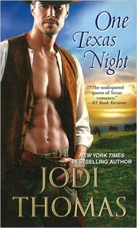 Book cover for "One Texas Night" by Jodi Thomas